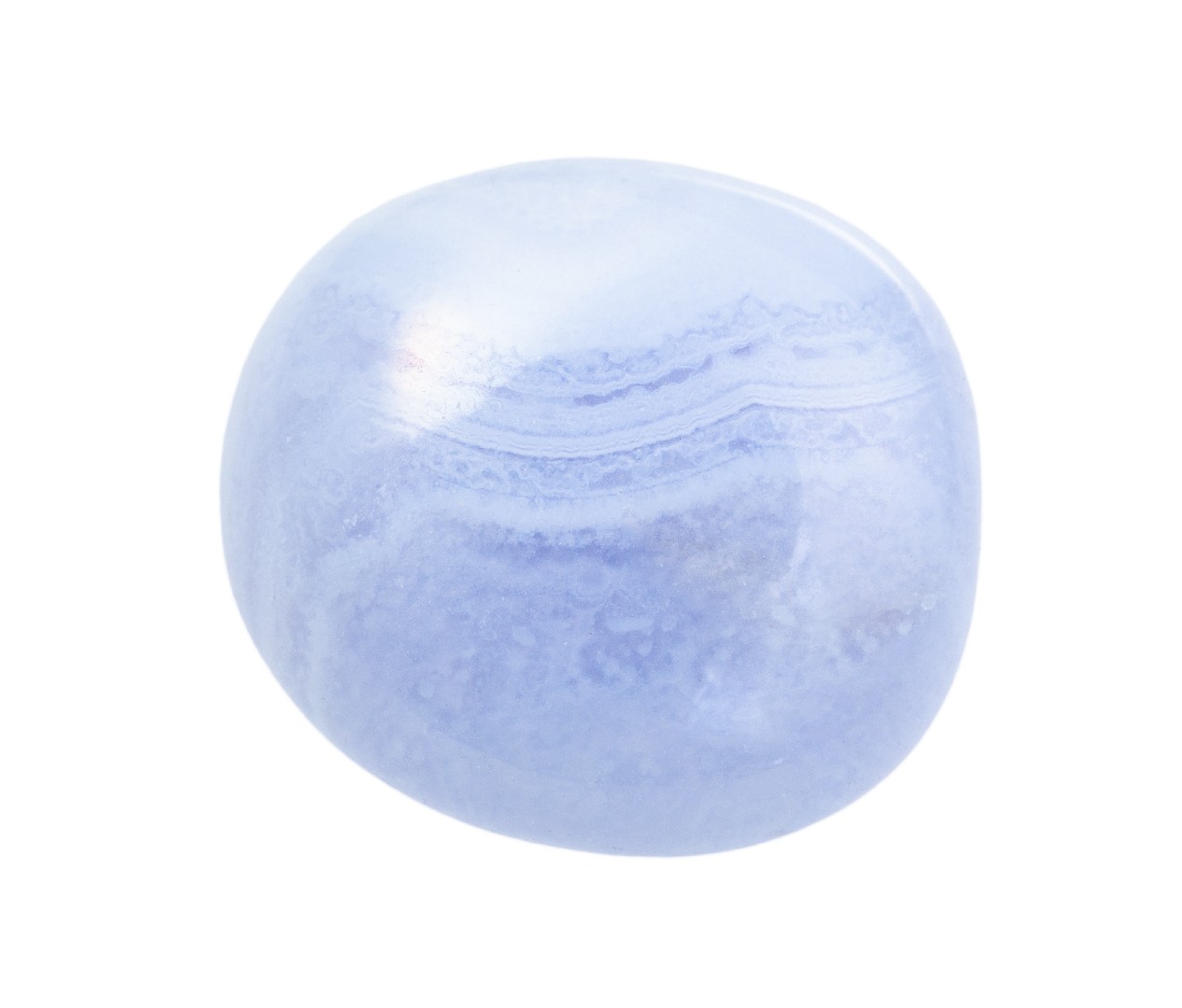 青色アゲート ブルーレースアゲート (Blue Lace Agate tumbled) - Rock Identifier