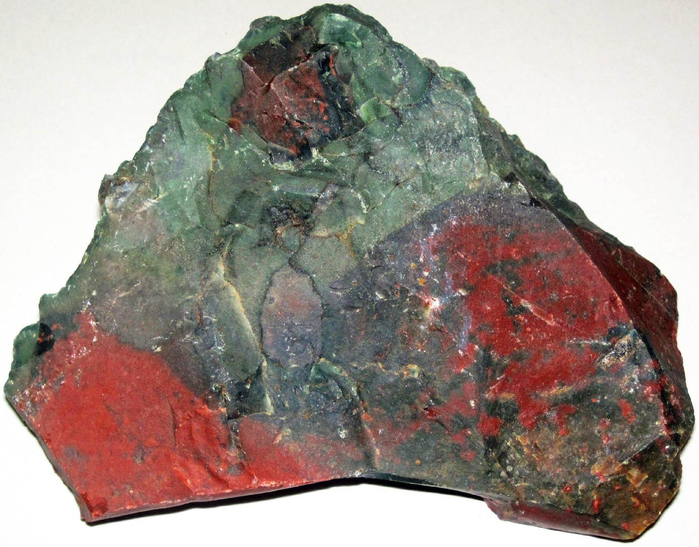 1 Kg Di Pietre Grezze Bloodstone (Pietra Del Sangue) Rosse Per Tumbler E Lavorazione Lapidea